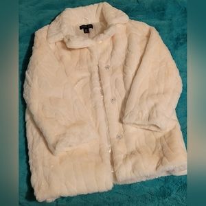 Rachel Zoe Faux Fur women's coat Size Medium